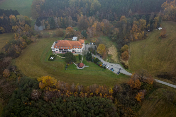 Letecký záběr domova