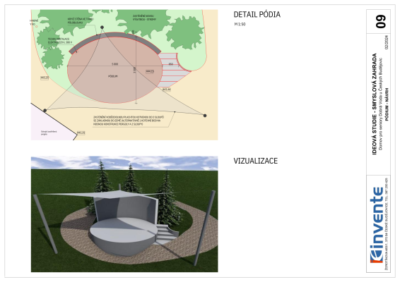 Ideová studie - smyslová zahrada